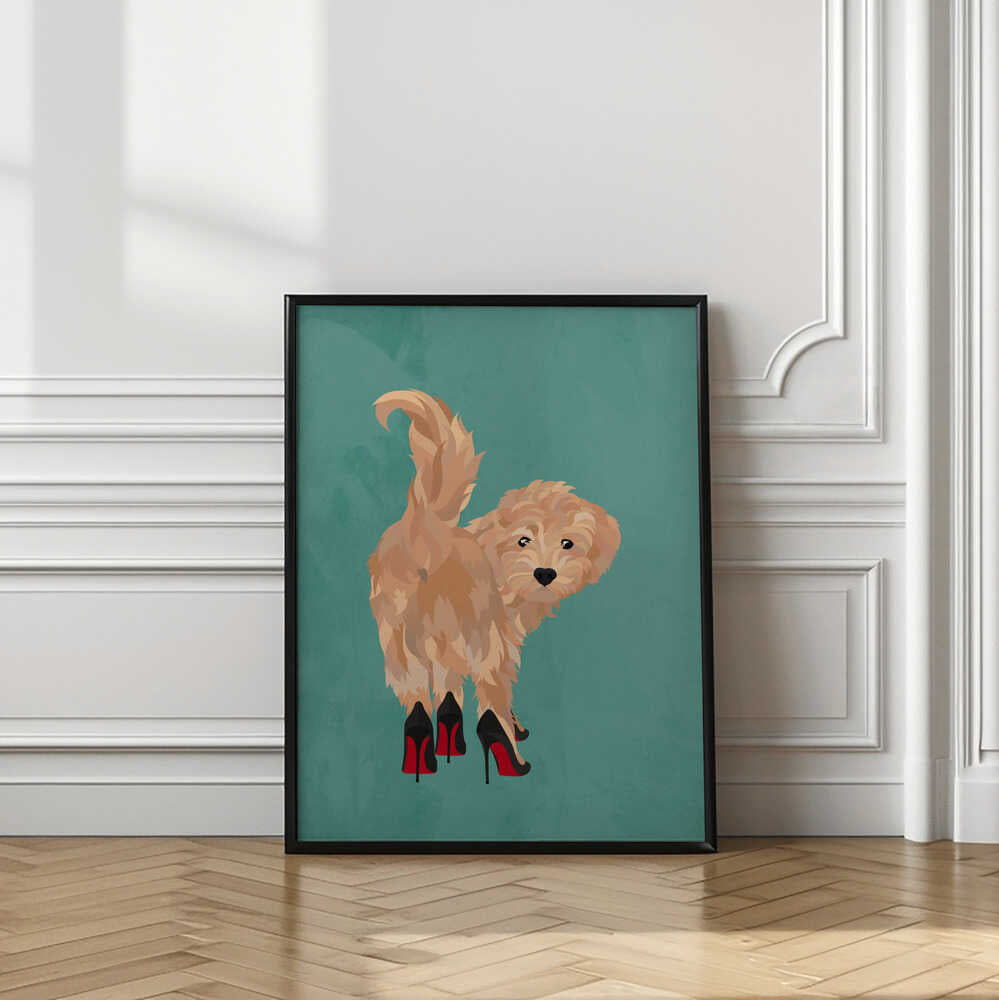 Doodle In Red Heels