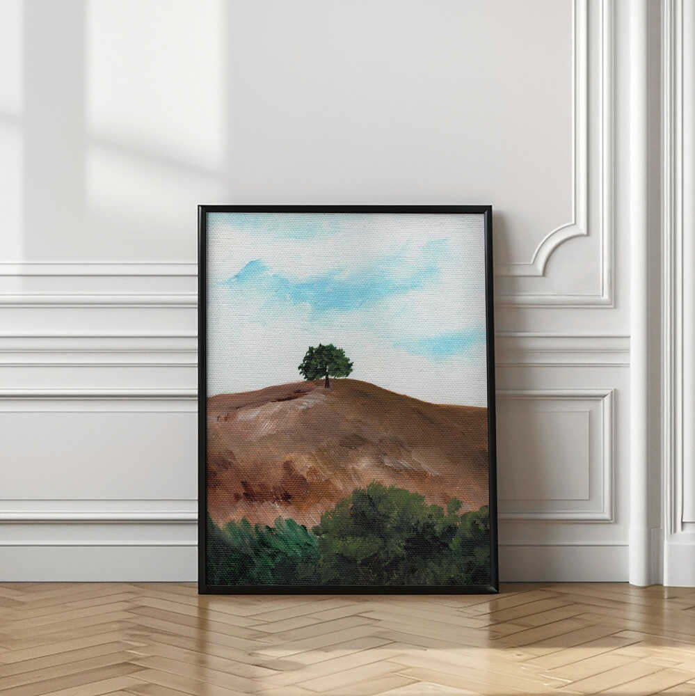 Hill Under A Blue Sky