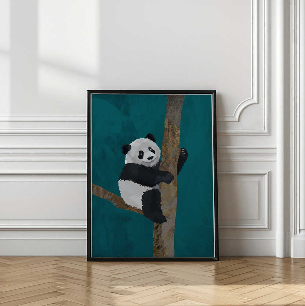 Climbing Panda Cub