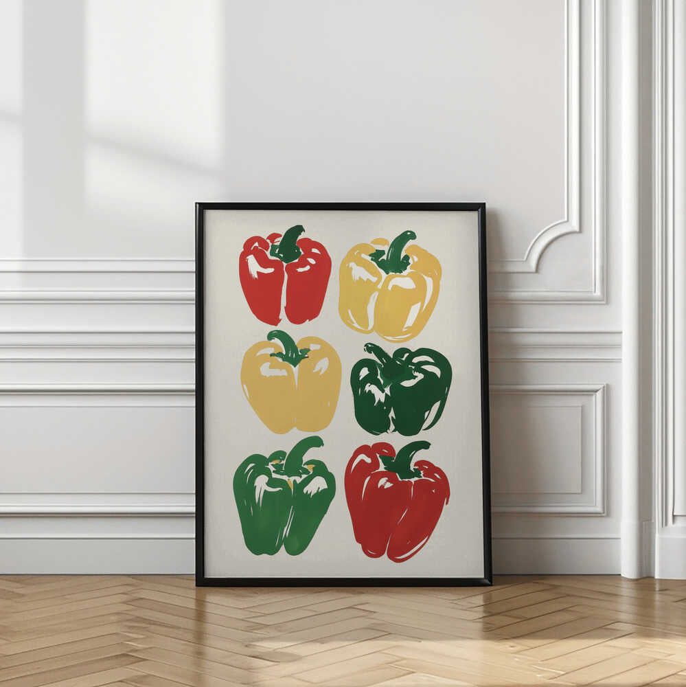 Colorful Bell Peppers Art