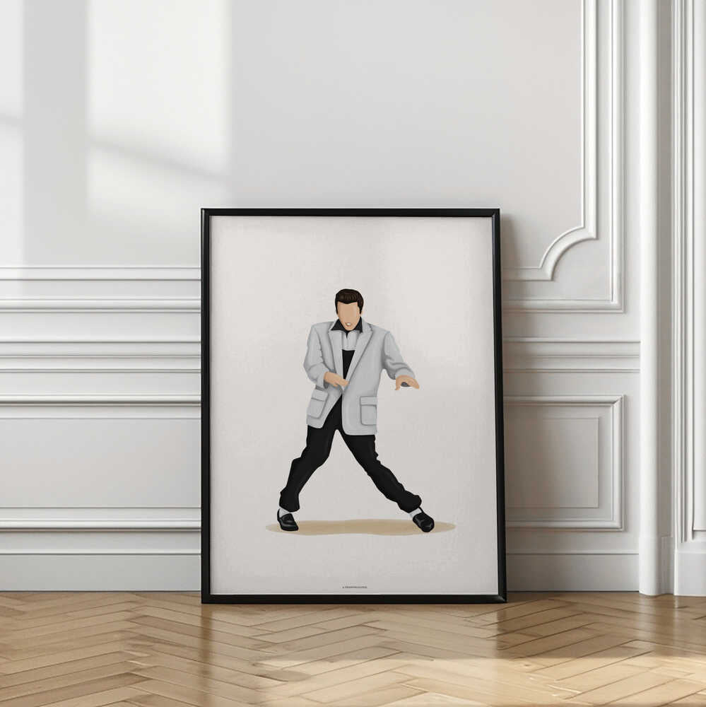 Dancing Man Retro Style