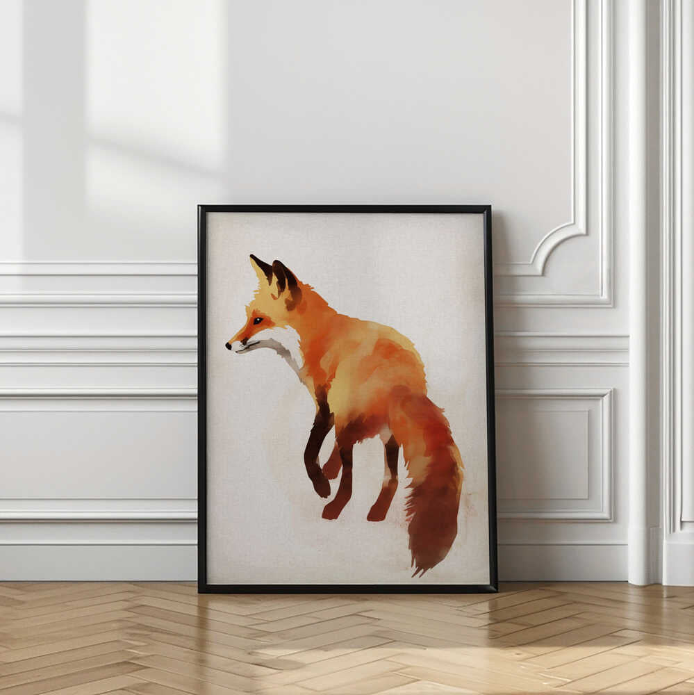Red Fox Watercolor