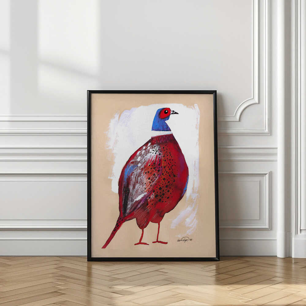 Bold Red Pheasant