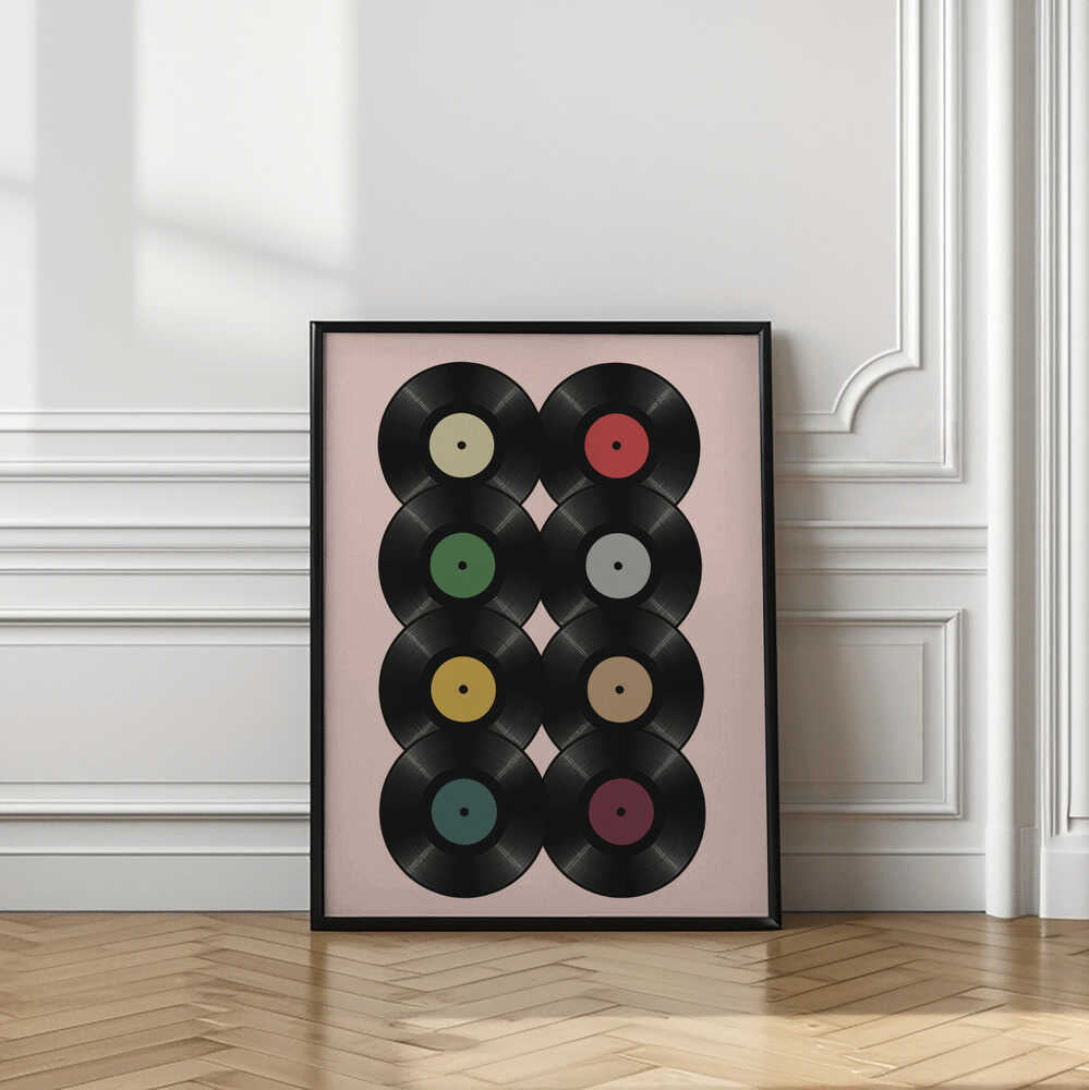 Eight Spins Vinyl Gallery Art
