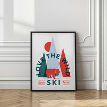 Load image into Gallery viewer, Ski Patrol Geometric Art