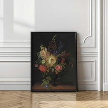 Load image into Gallery viewer, A Porphyry Vase With Cactus Grandiflora and Other Flowers By C. D. Fritzsch