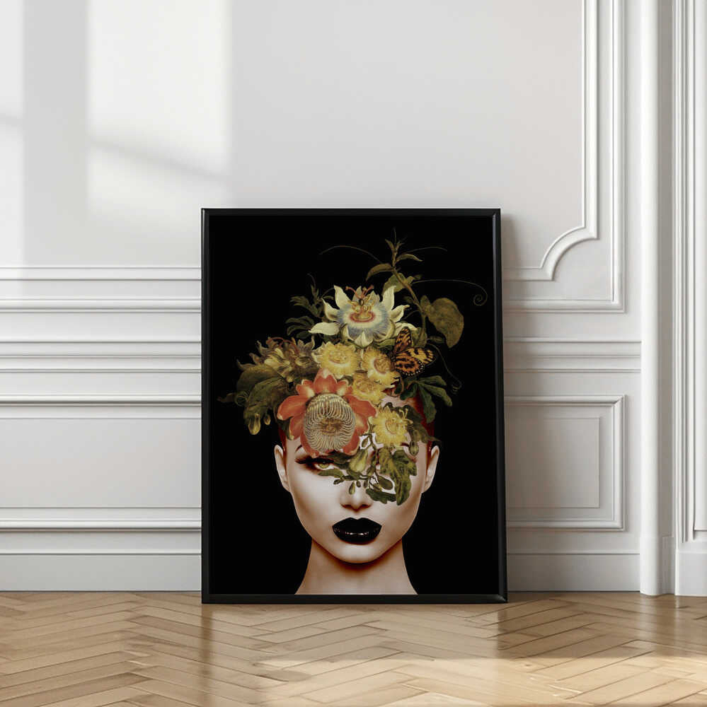 Mysterious Floral Portrait