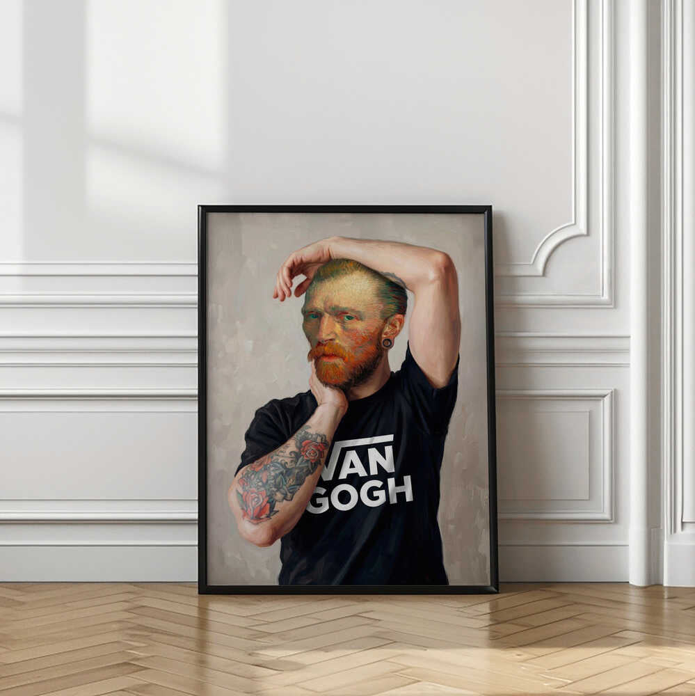 Modern Painterly Portrait