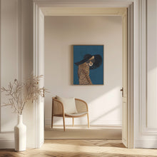 Load image into Gallery viewer, Fashionable Cheetah wearing a sunhat