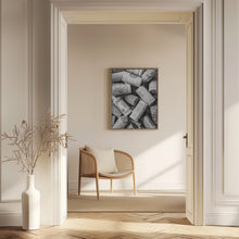 Load image into Gallery viewer, Wine 001 Bw | Cork wall art