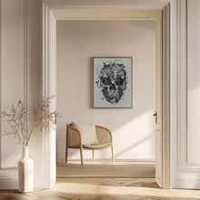 Load image into Gallery viewer, Skull - black and white