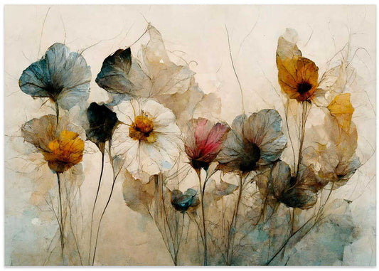 Dry flower bouquet