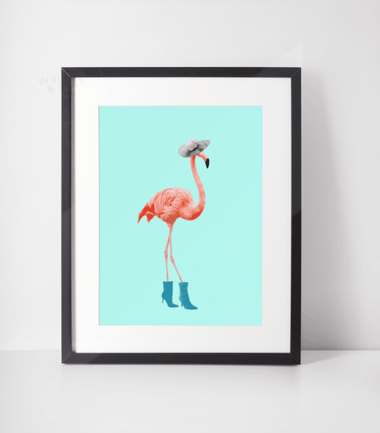 Fashion Trending Flamingo Print