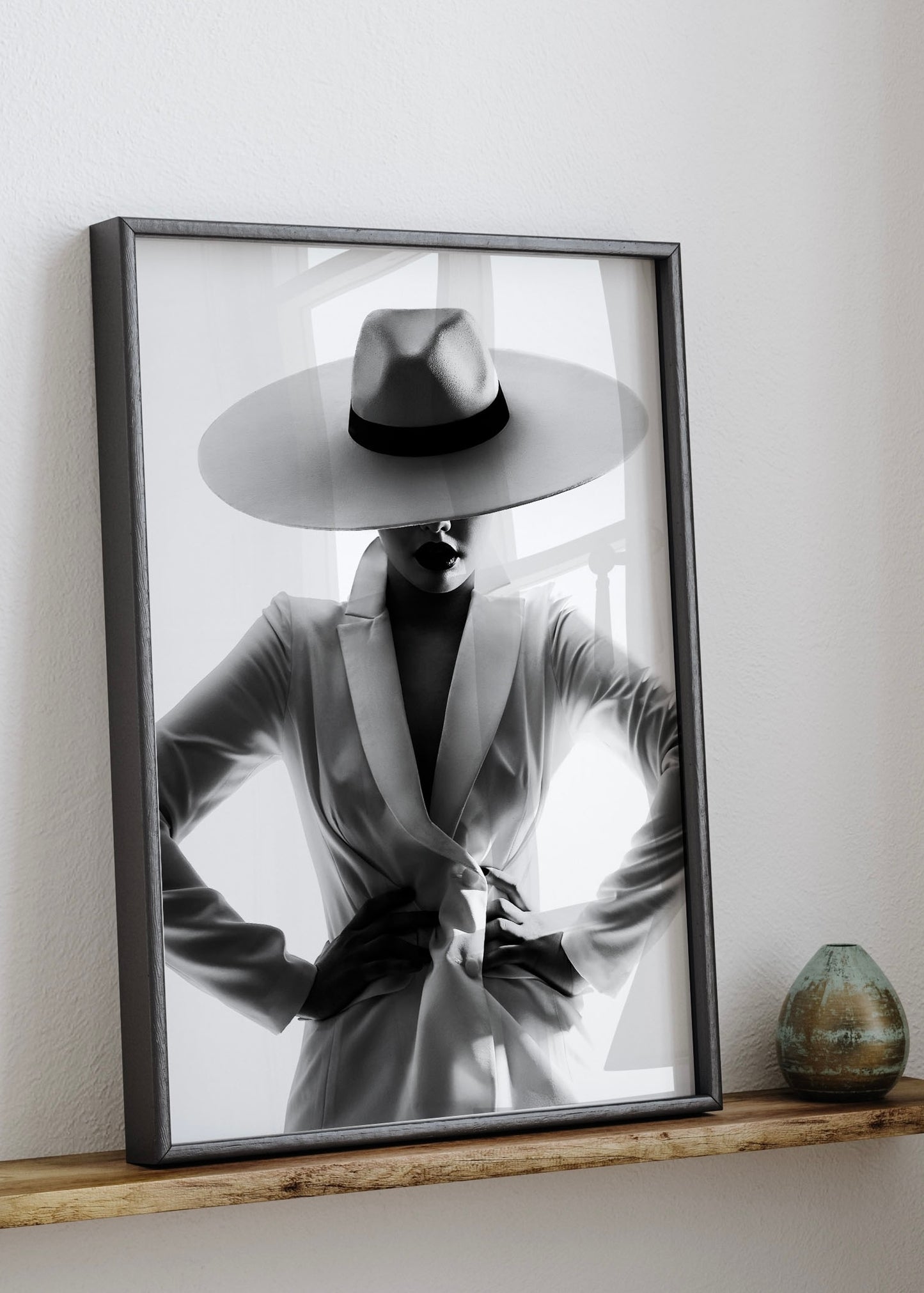 Fashion model Print | Black & White 60s photograph Vibe