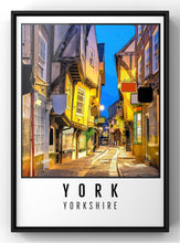 Load image into Gallery viewer, York Shambles |Yorkshire Travel Print