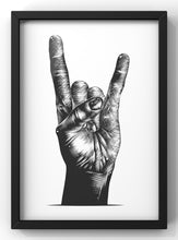 Load image into Gallery viewer, Rock Hand Illustration
