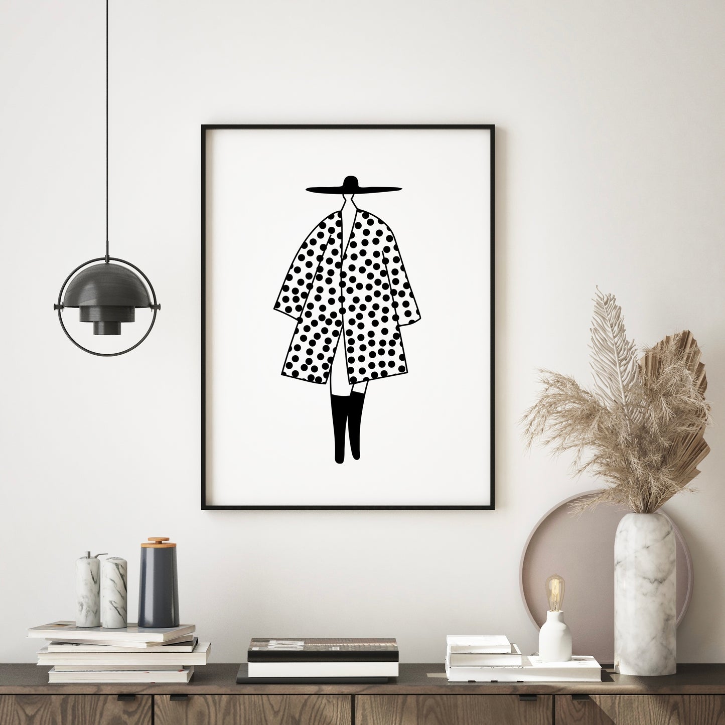Simplistic Catwalk Print | Fashion Wall Art