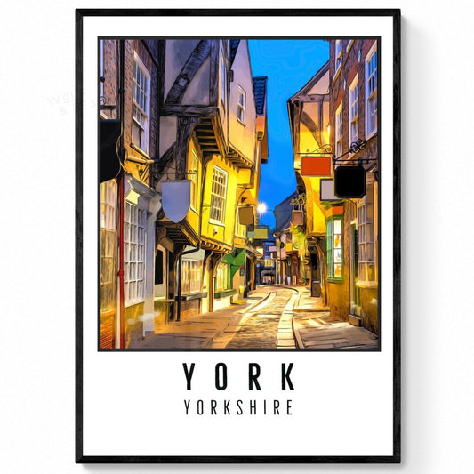 York Shambles Yorkshire Print