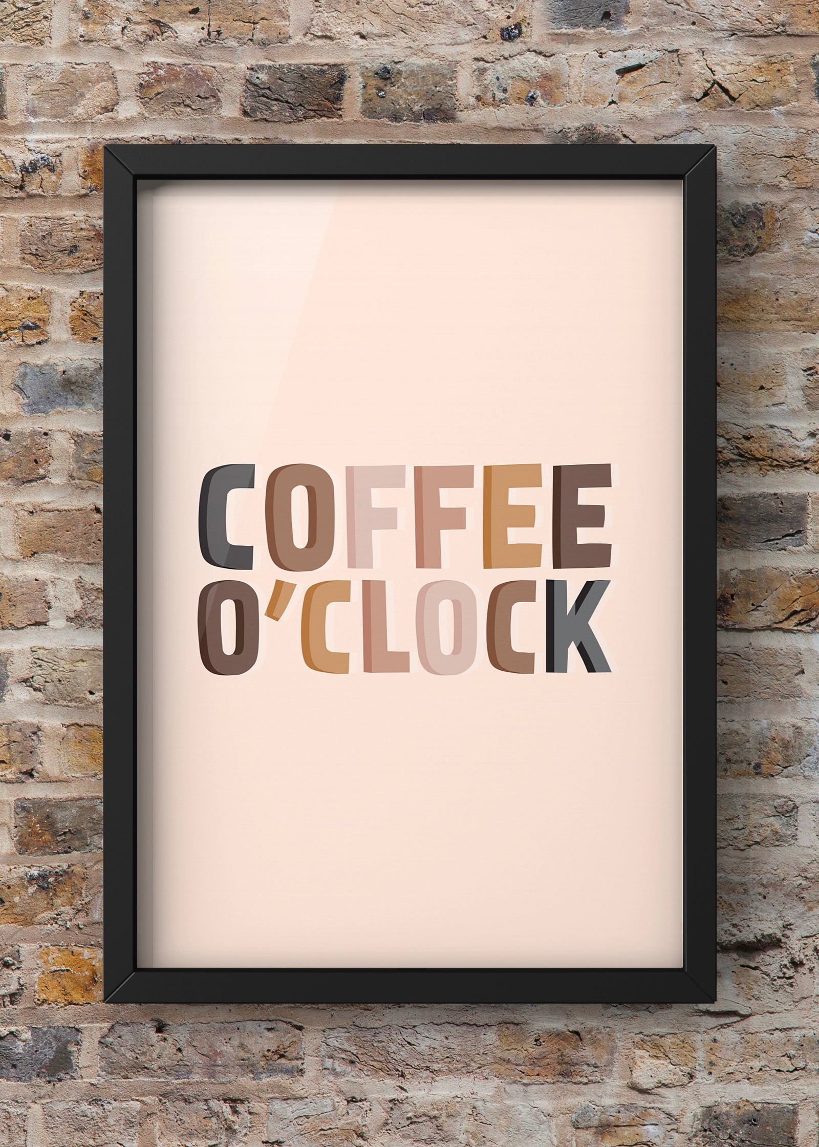 Coffee O'Clock Quote Print from Krankie Kerr-Dineen