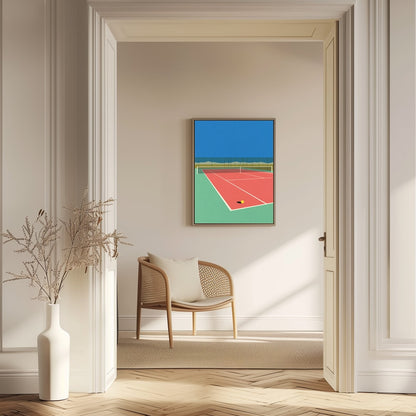 Tennis Court In the Desert