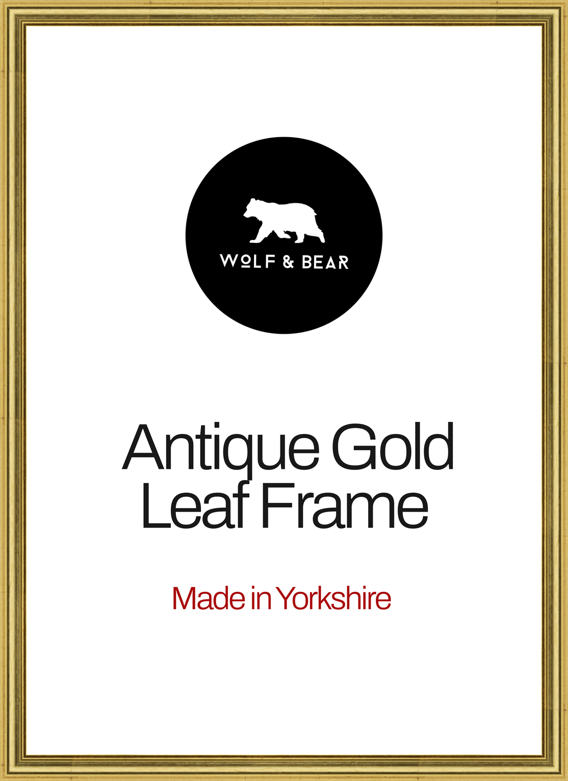 Antique Gold Leaf Frame