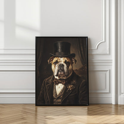 Dapper Bulldog Portrait