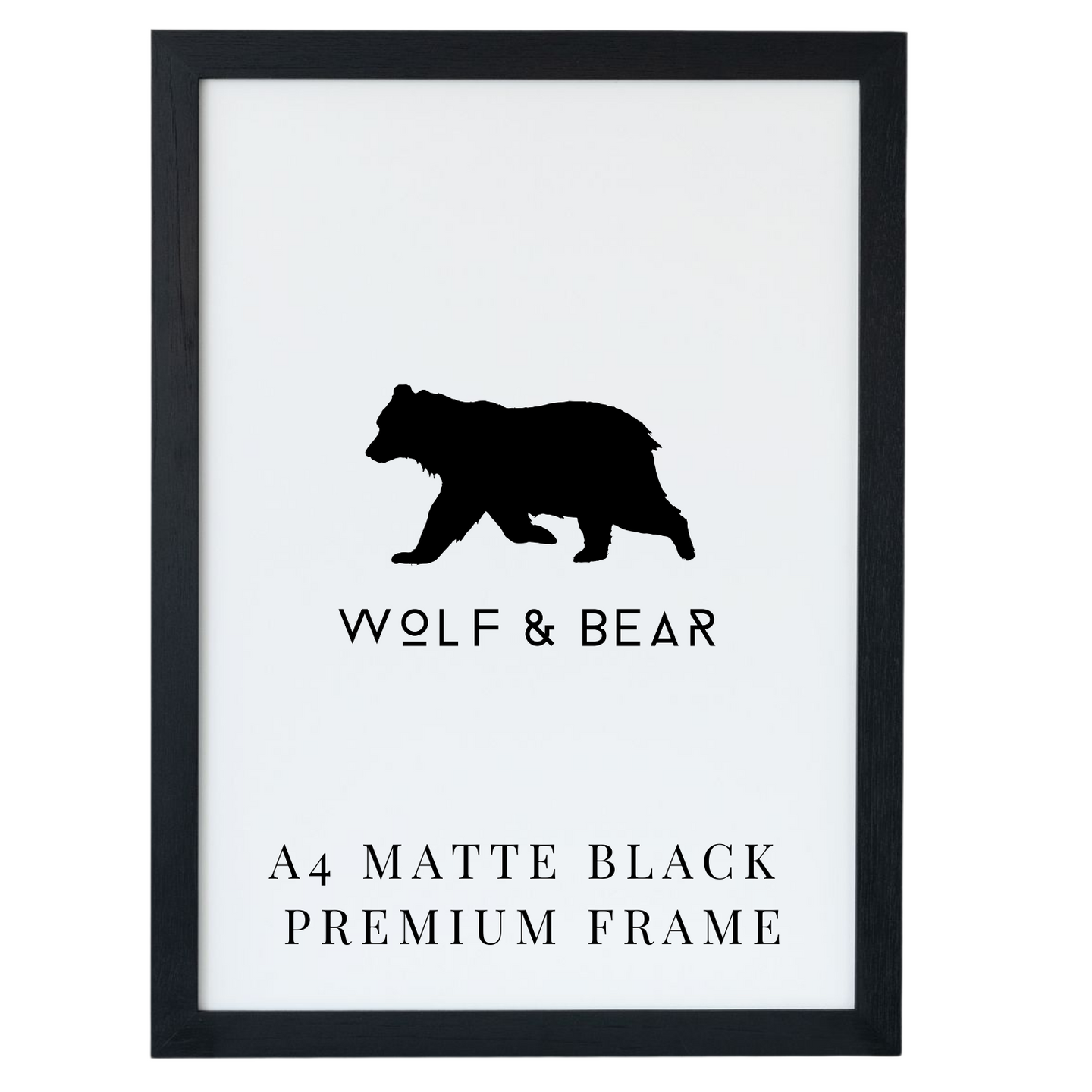 A4 Black Frame