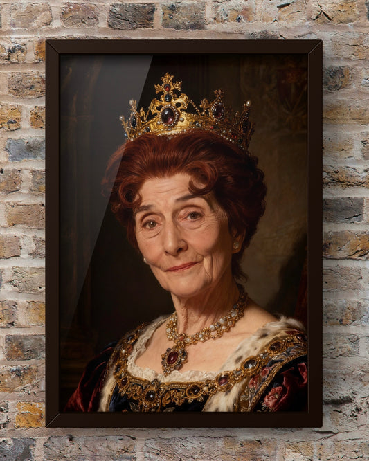 Renaissance Dot Cotton Print | Funny alternative Wall Art