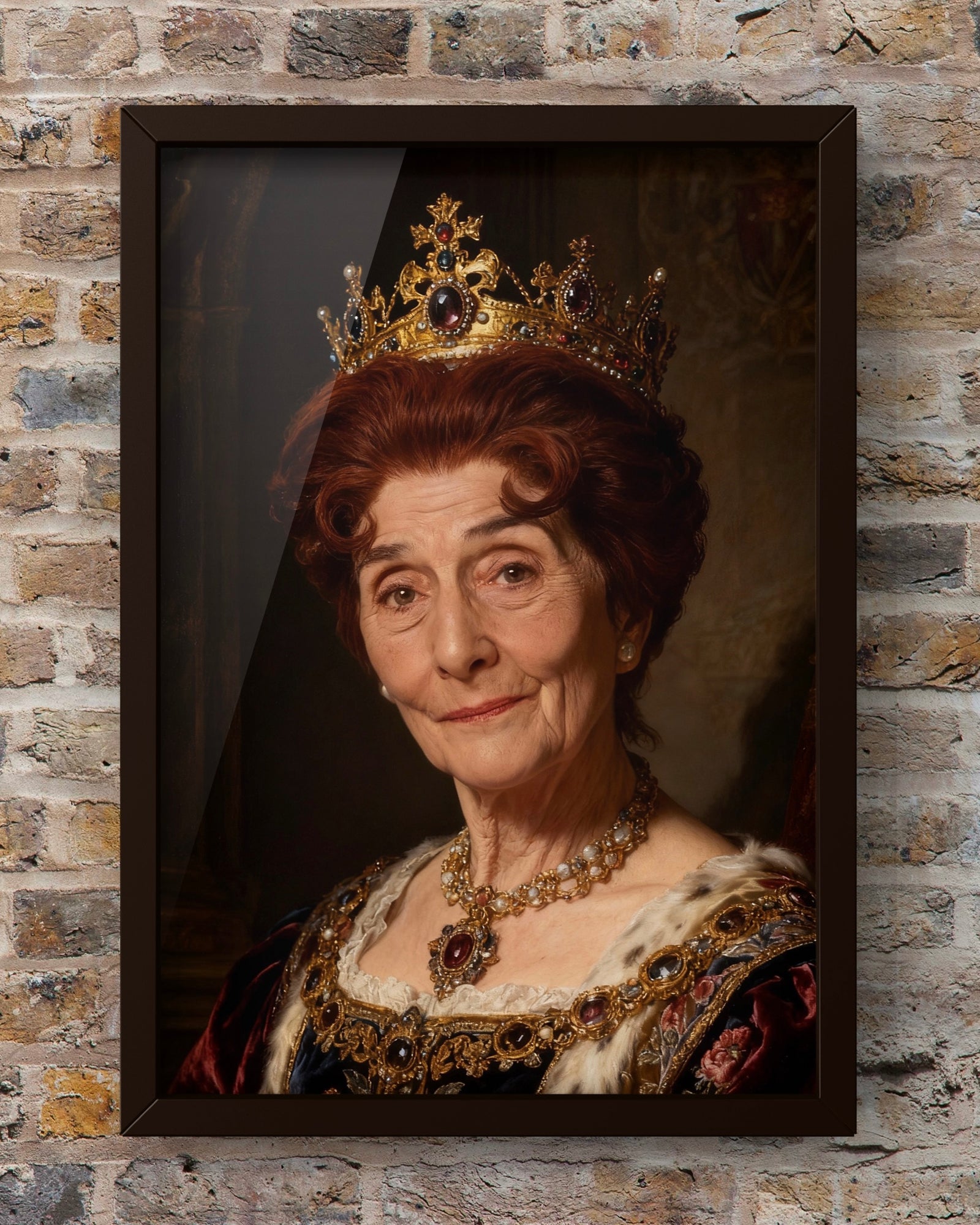 Renaissance Dot Cotton Print | Funny alternative Wall Art
