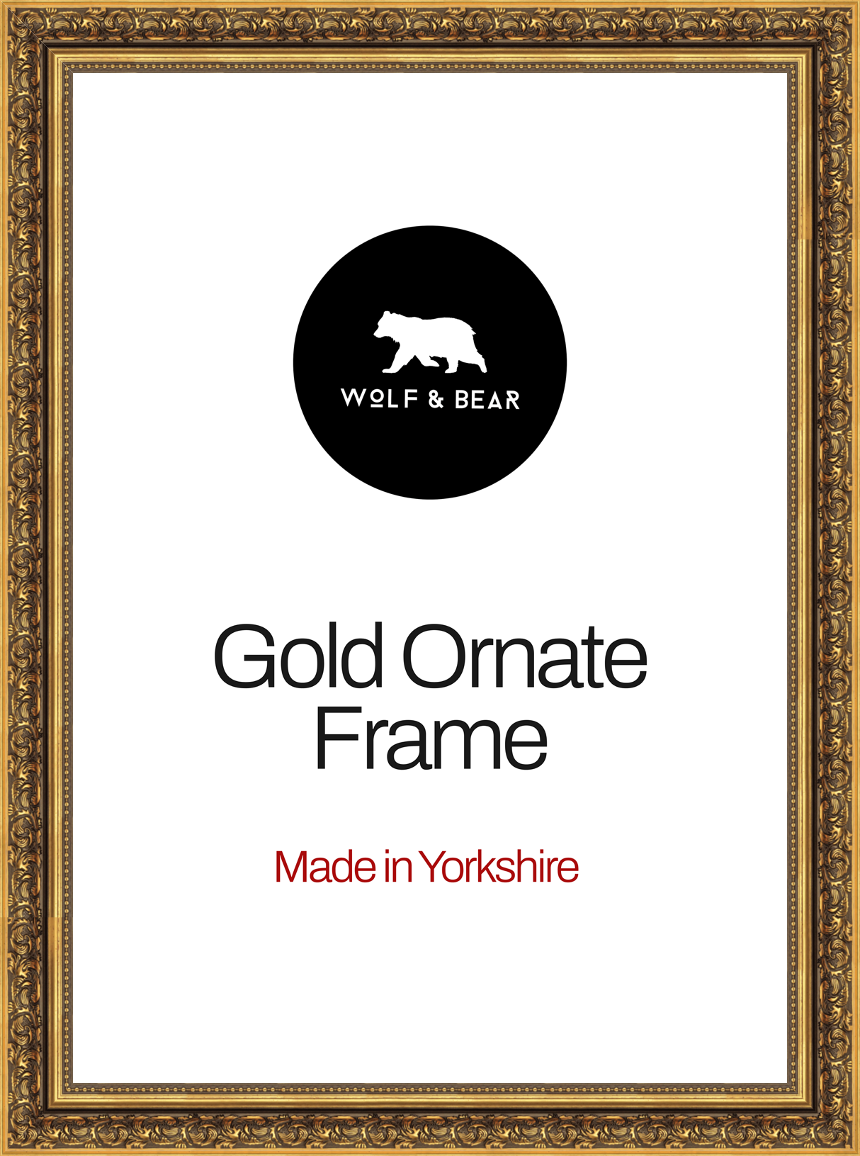 Ornate Gold Frame LUX Collection