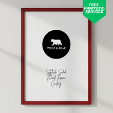 Load image into Gallery viewer, Solid Wood Red Frame
