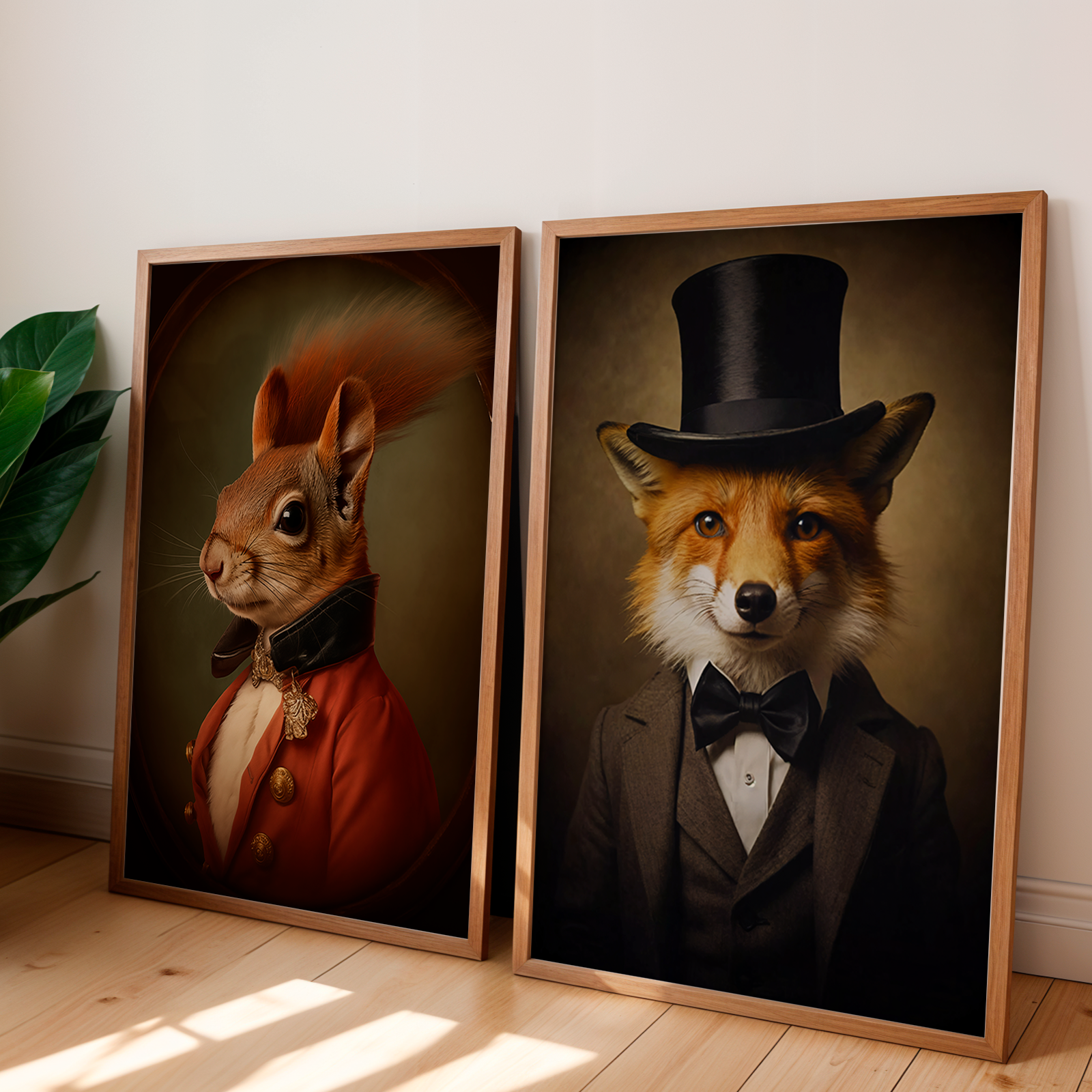 The Aristocrats set | Gallery Wall Art Set | Set of 2