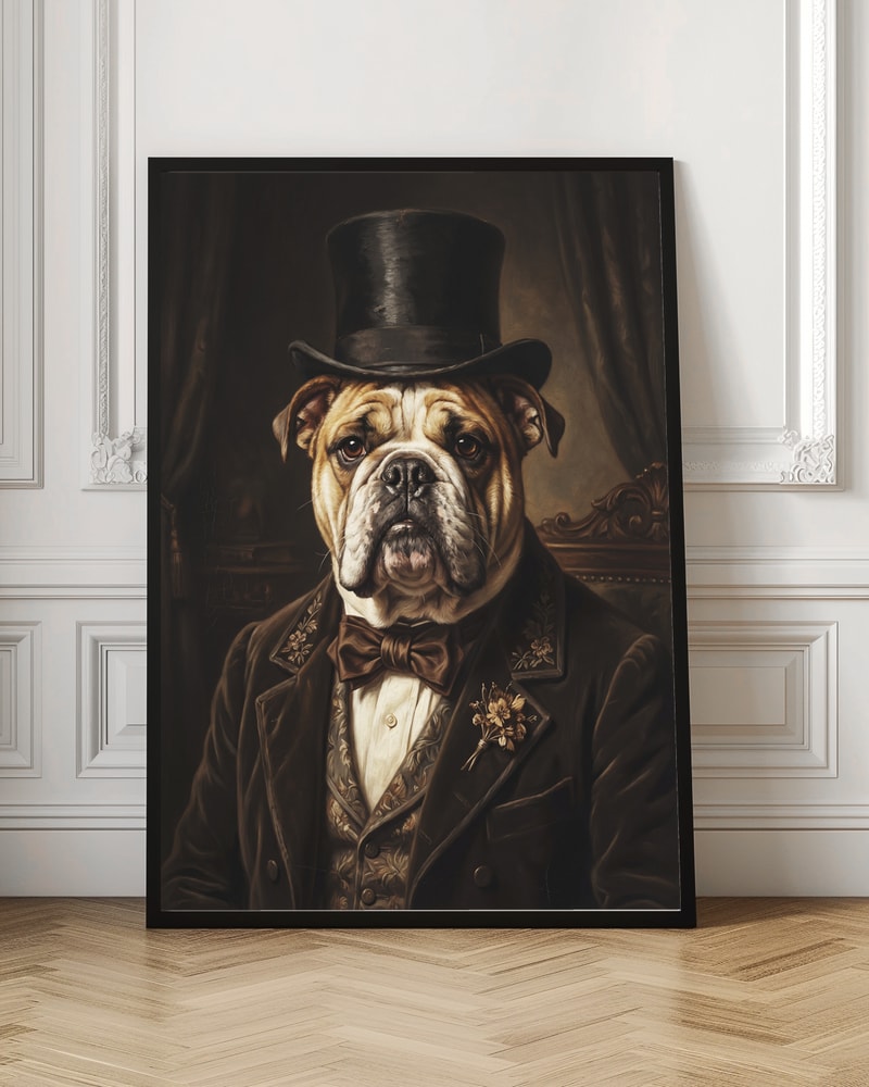Dapper Bulldog Portrait