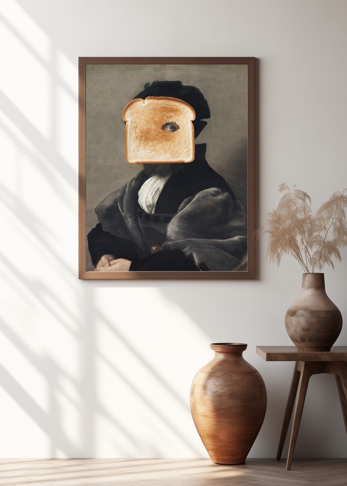 Surreal Toast Portrait