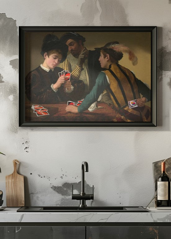 Vintage Uno | Backside Victory | Vintage wall art