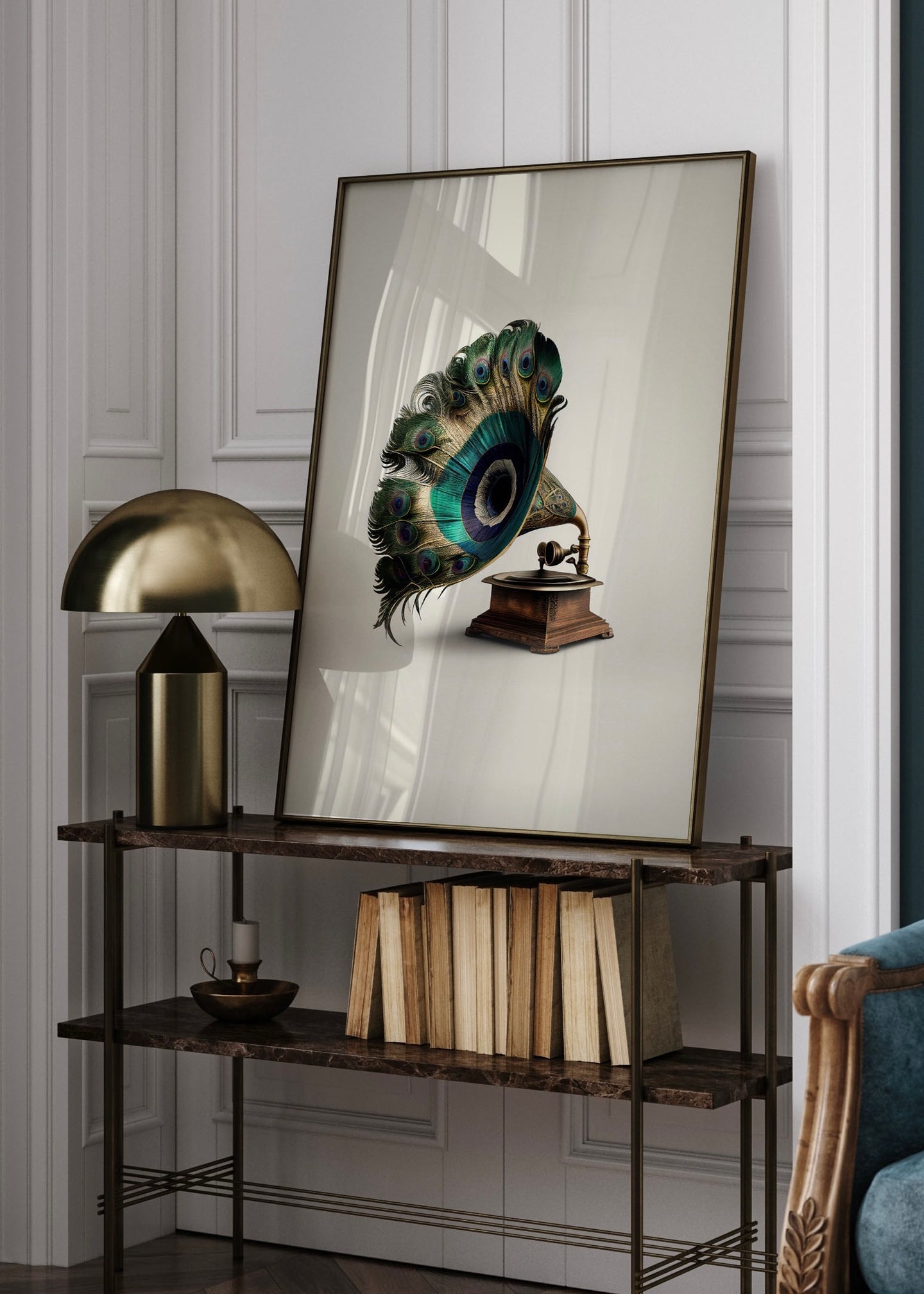 Peacock Gramaphone By Artem Pozdniakov