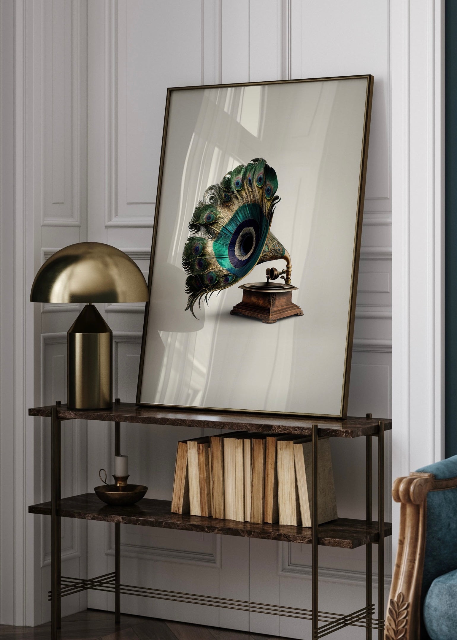 Peacock Gramaphone By Artem Pozdniakov