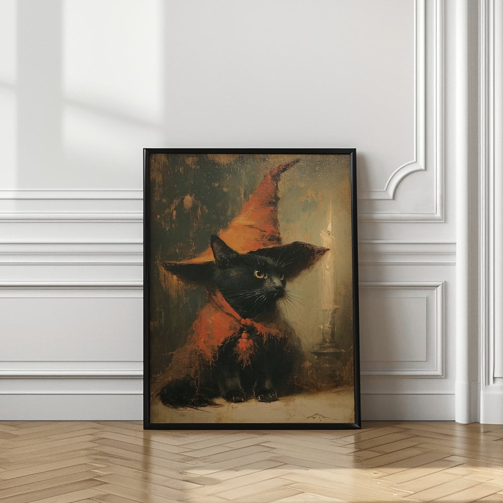 Halloween Witch Cat