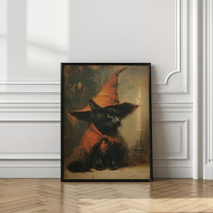 Halloween Witch Cat