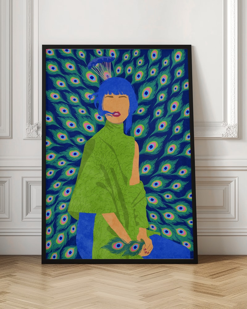 peacock woman