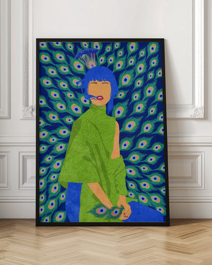 peacock woman