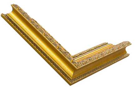 Solid Ornate Solid Wood Gold Frame LUX Collection