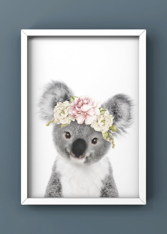 Floral Baby Koala By Lola Peacock