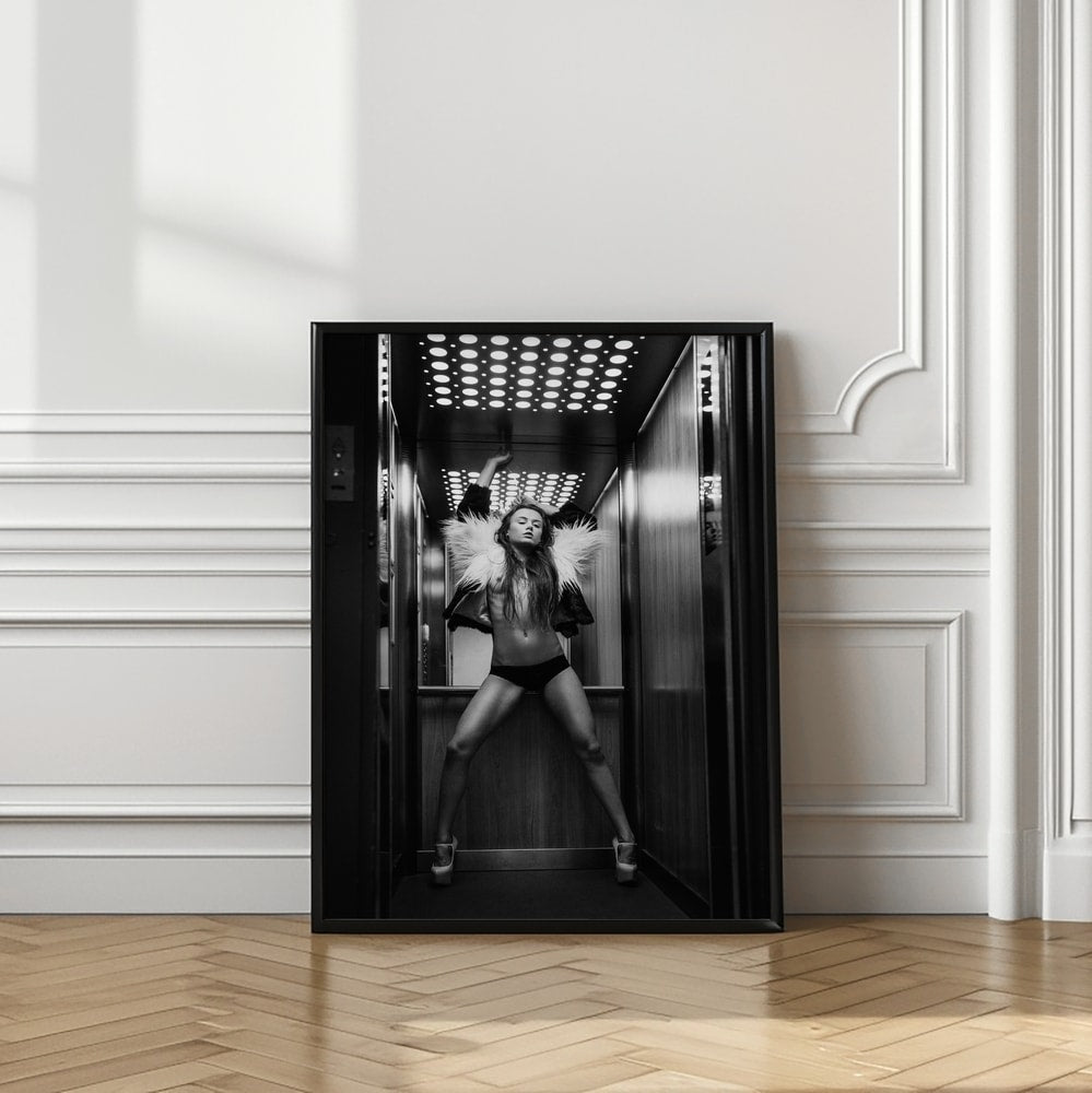 Monochrome Elevator Glamour