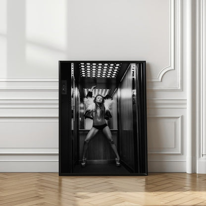 Monochrome Elevator Glamour