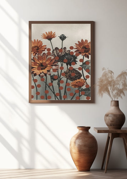 Dark Floral Spots
