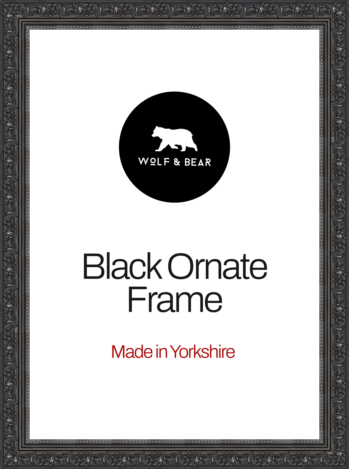 Ornate Black Frame