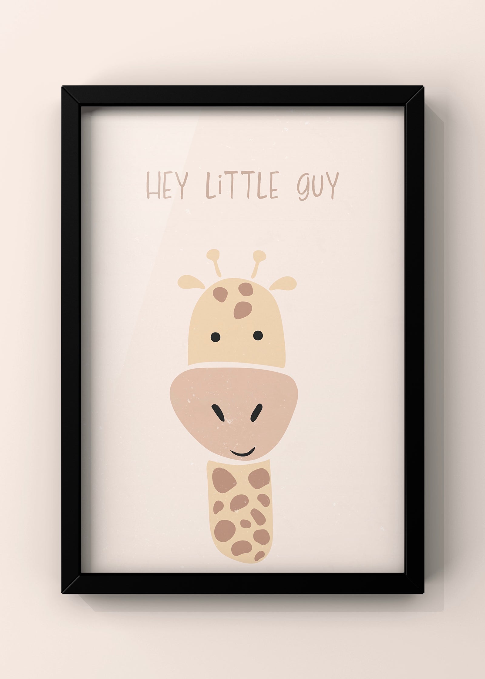 Giraffe Nursery Print By Sarah Manovski