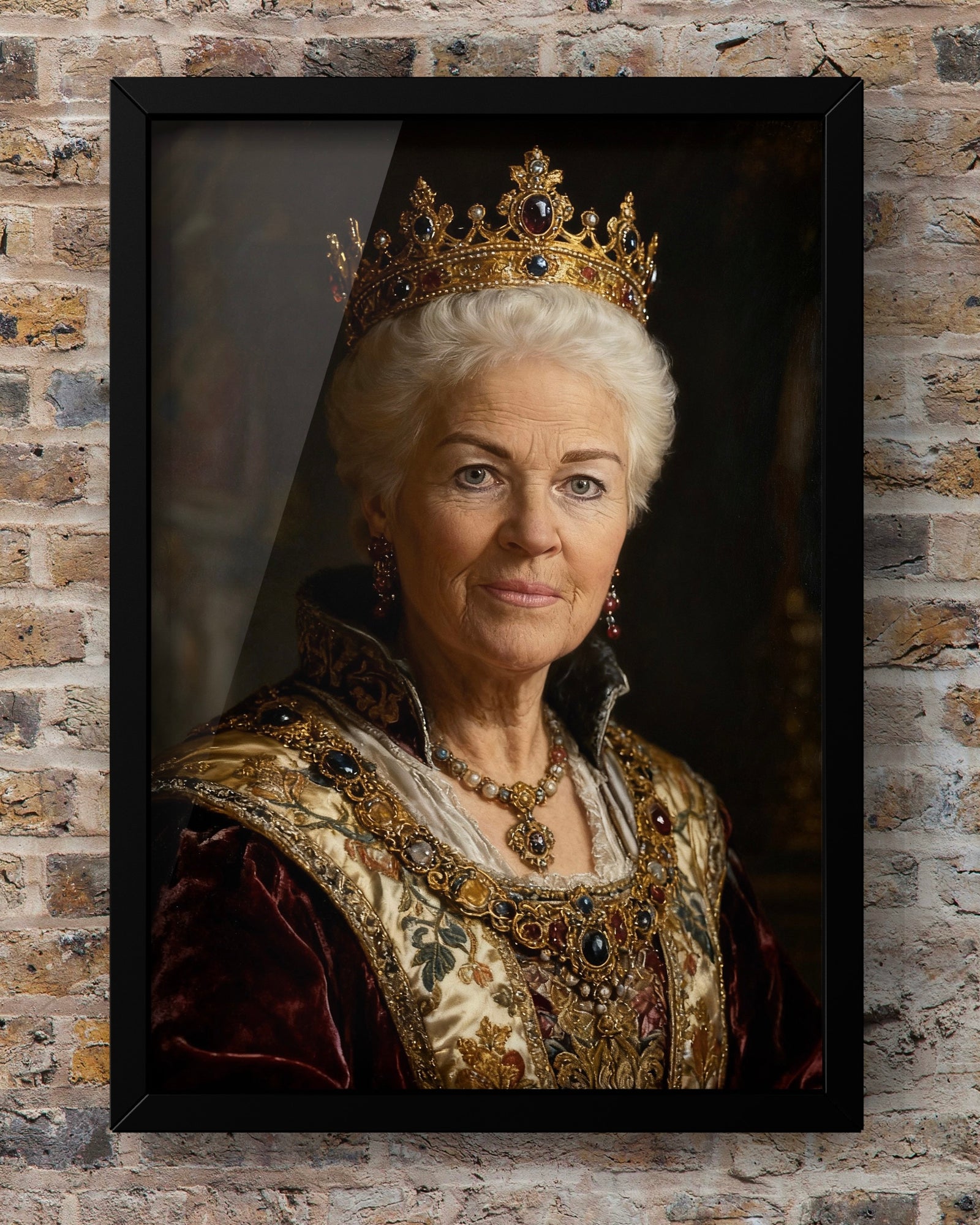 Renaissance Pat Butcher Print | Funny alternative Wall Art