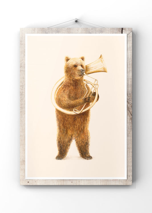The Bear and His Helicon By Florent Bodart